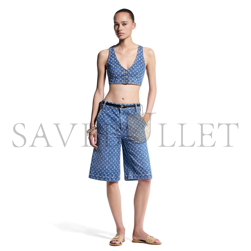 l0vis vvtt0n monogram De*1m crop top 1ahia5